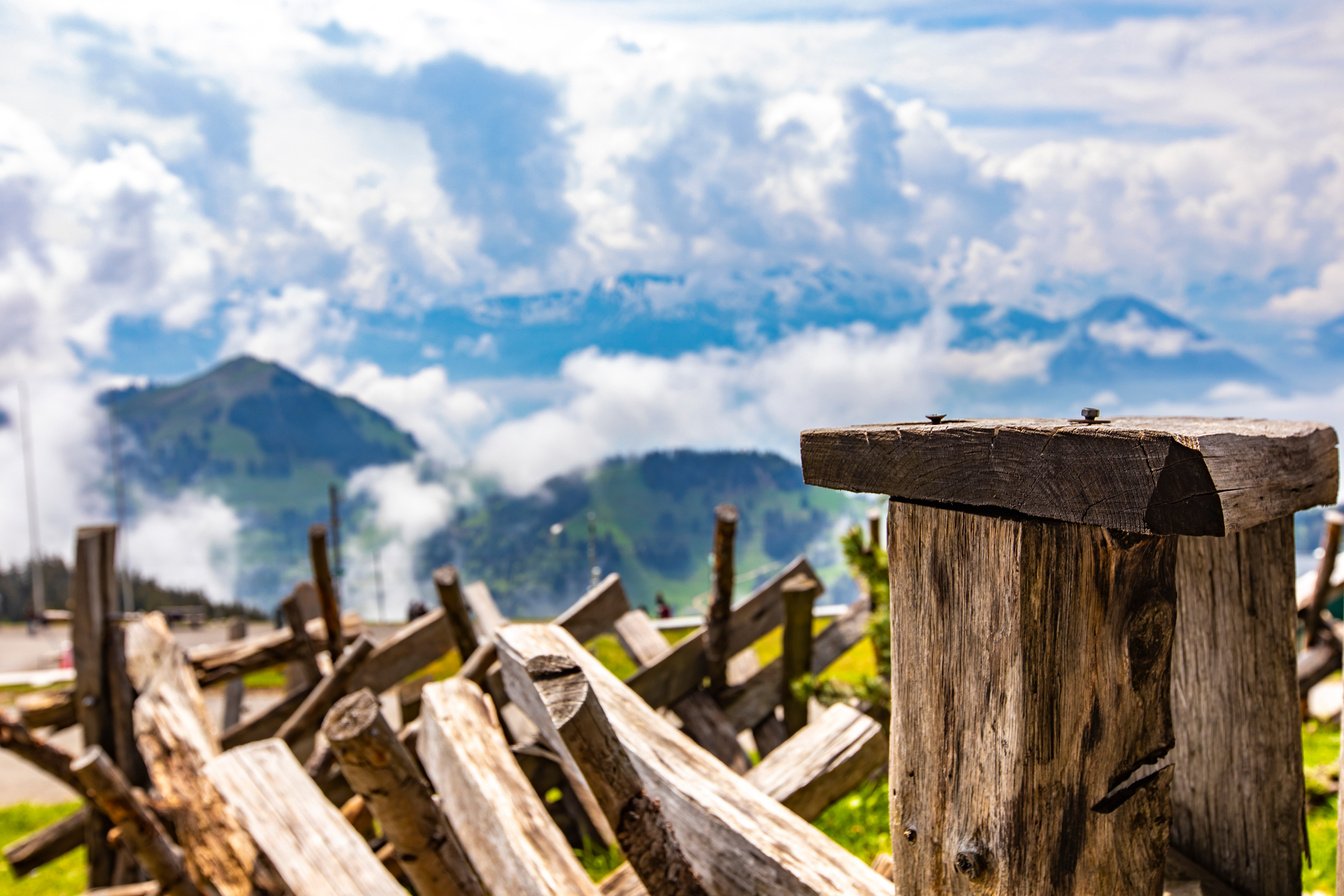 Rigi Kulm View to Swiss Alps